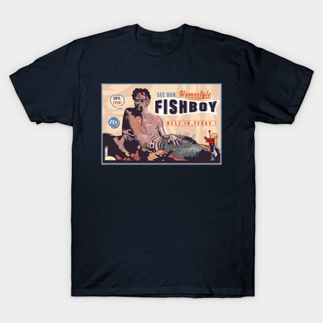 Fish Boy T-Shirt by Frajtgorski